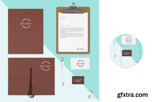 Mint Chocolate Identity Branding Mock Up