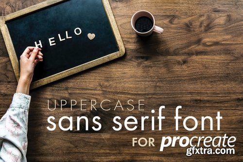 CM - Procreate Sans Serif Type Kit 1 2539188