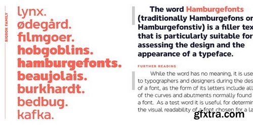 Rigrok Font Family