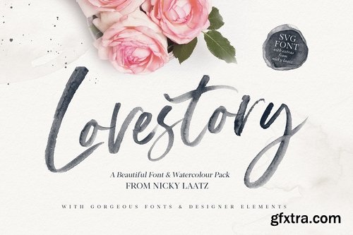 CM - The Lovestory Font Collection 2481237