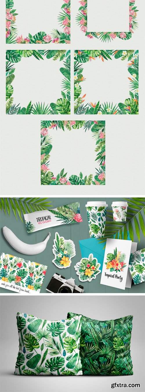 CM - Watercolor Tropics 2394402