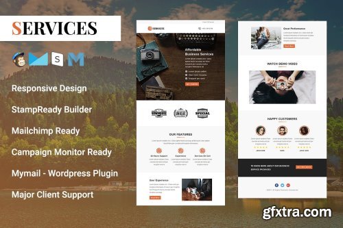 CM - Services - Responsive Email Template 2126282