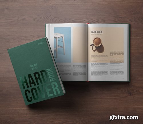 Psd Book Mockup Hardcover Vol 4