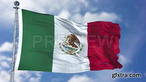 Mexico Flag Animation 74097