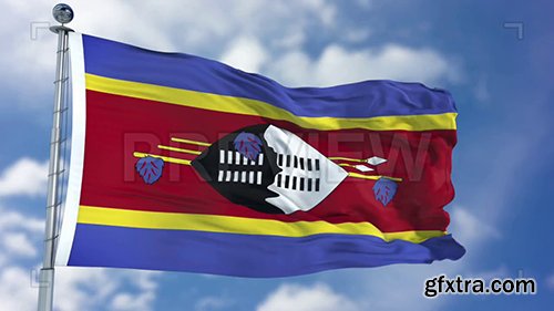 Swaziland Flag Animation 74384