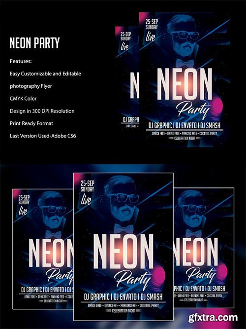 CreativeMarket - Night Club Flyer 2577360