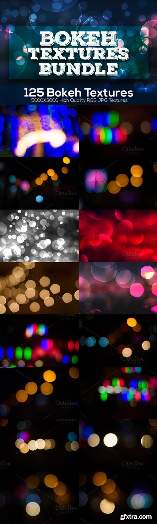 125 Bokeh Textures Bundle