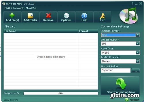 WAV To MP3 Converter 3.0