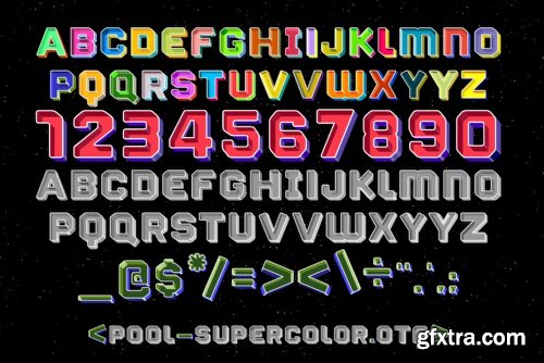 Pool Family - 2 Fonts