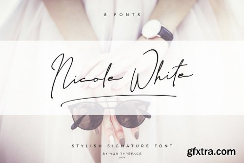 Nicole White Family - 5 Fonts