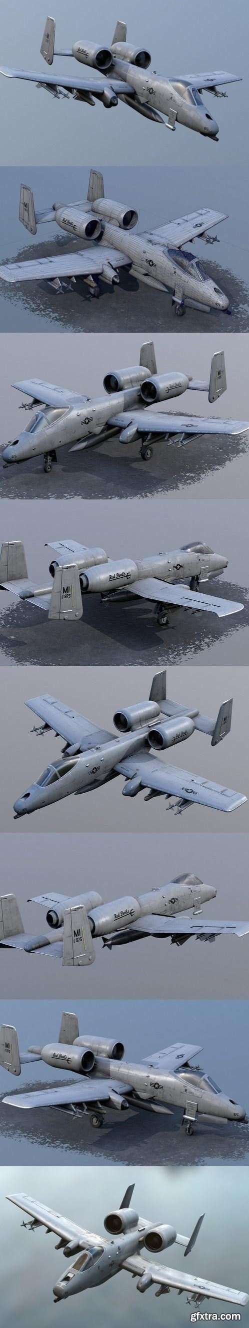 A-10 Thunderbolt Attack Aircraft