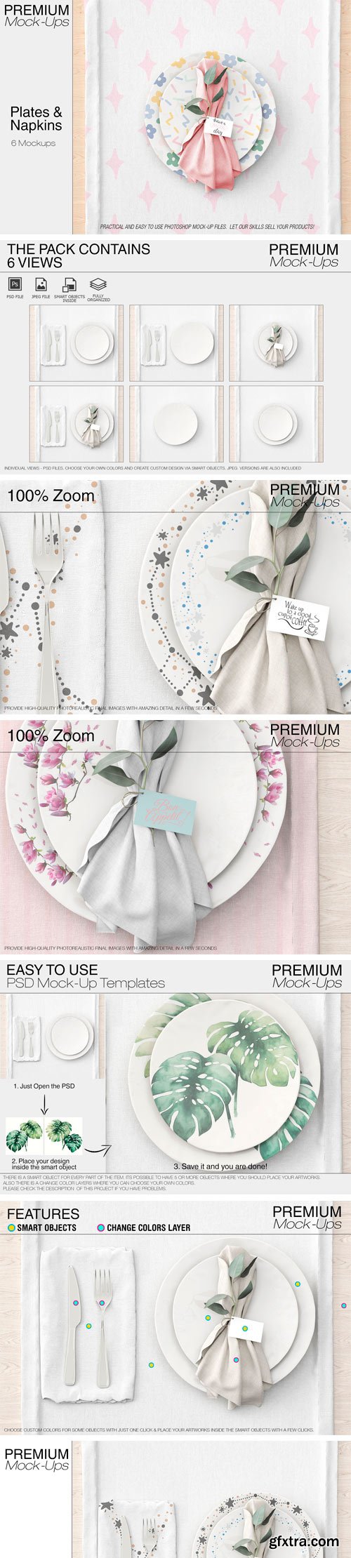 CM - Plates & Tablecloth Set 2362548