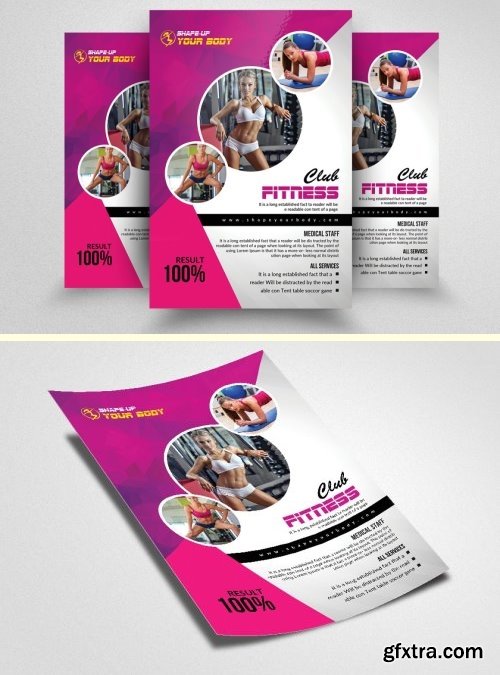 CM - Fitness Gym PSD Flyer Templates 1570355