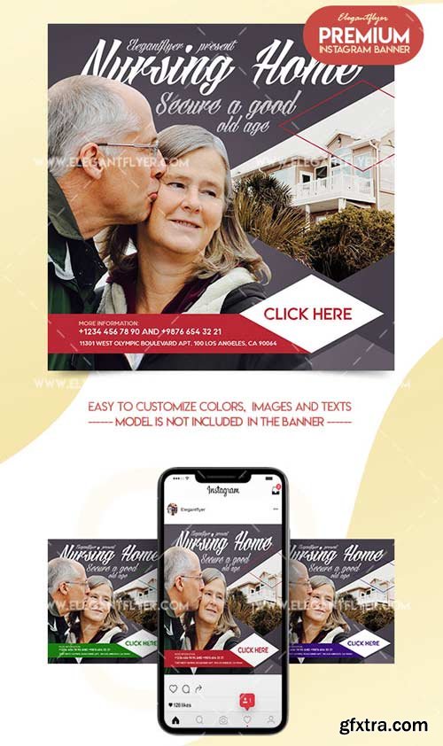 Nursing Home V1 2018 Premium Instagram Banner