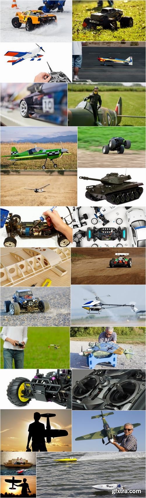 Radiocontrolled toy car model airplane glider boat 25 HQ Jpeg