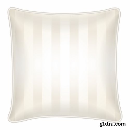 Pillow image pattern example template interior bed 25 EPS