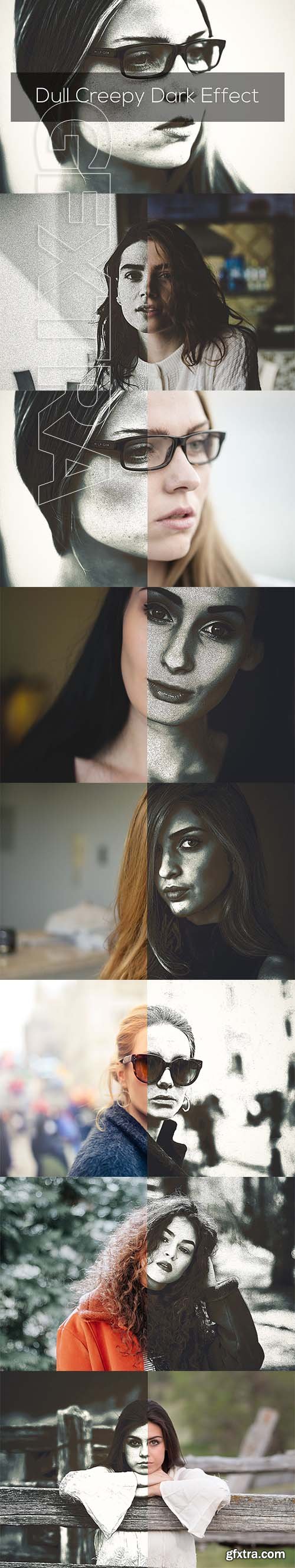 CreativeMarket - Dull Creepy Dark Effect 2582280