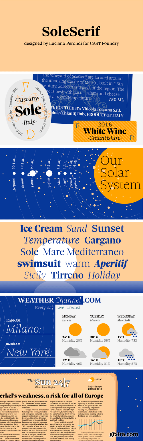 Sole Serif Font Family