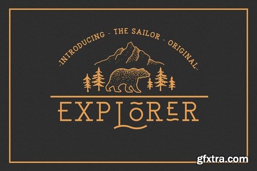 CM - EXPLORER - Sailor Original Typeface 2491826