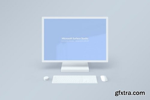 Microsoft Surface Studio Mockups v2 - Photoshop