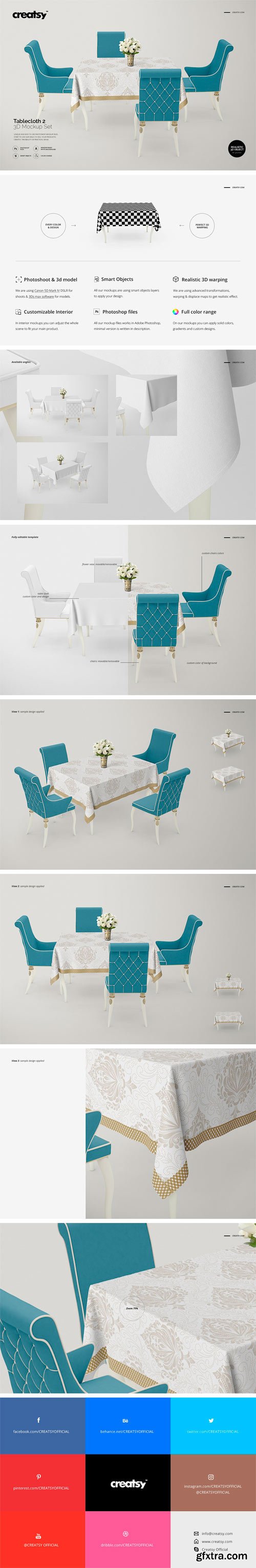 CM - Tablecloth Mockup Set 2 2482535