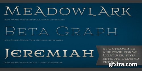 Aviano Wedge Font Family