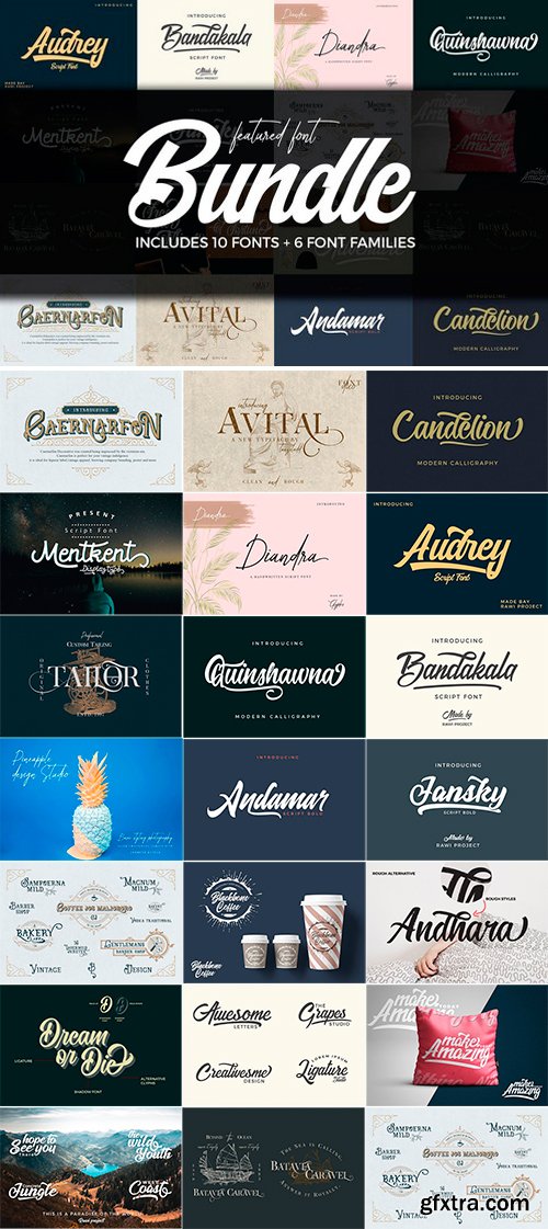 CM - Featured Font Bundle 2536285