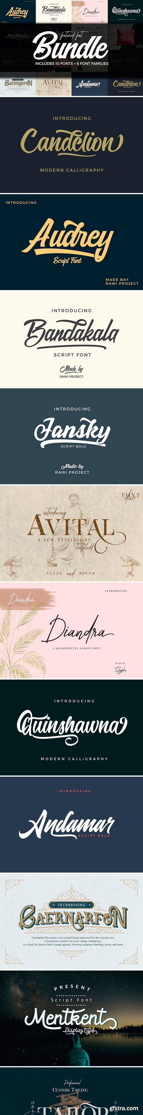 CM - Featured Font Bundle 2536285