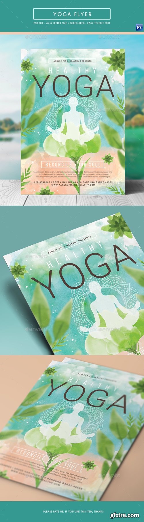 Graphicriver - Yoga Flyer 21361470