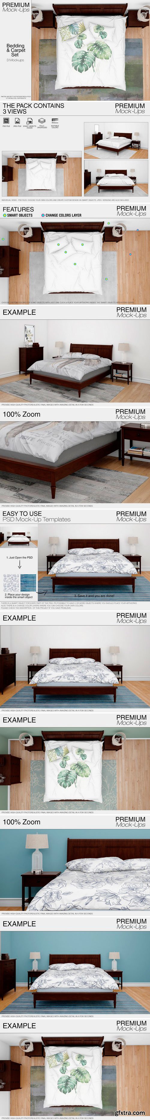 CM - Bedding Mockup Set 2095845