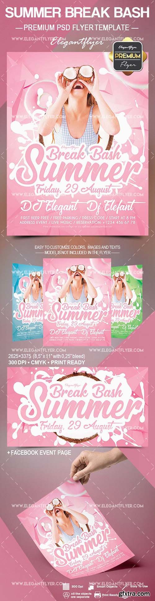 Summer Break Bash – Flyer PSD Template