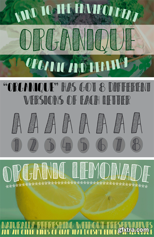 Organique Font Family