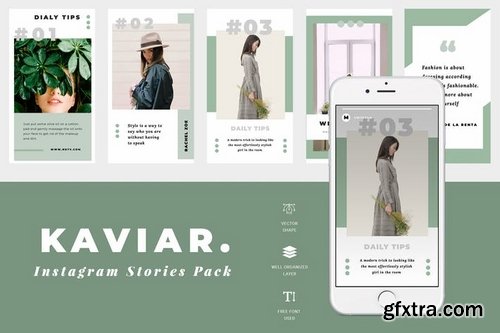 Kaviar Instagram Story Template