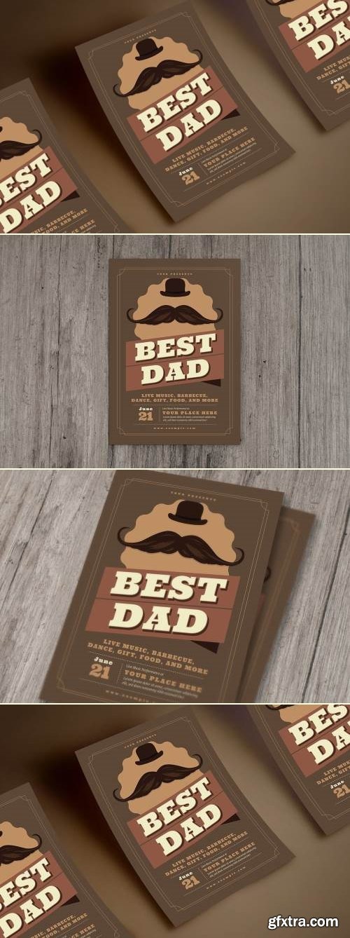 Retro Father\'s Day Flyer