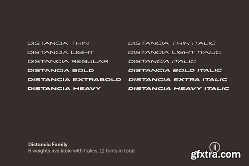 Distancia Font Family