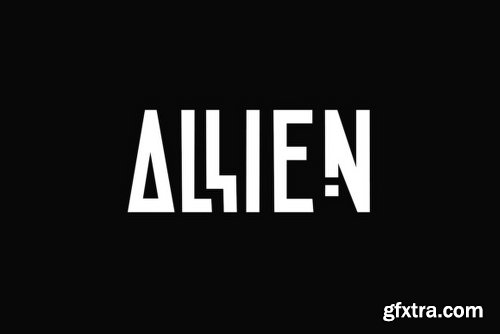 Allien Font Family - 2 Fonts