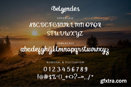 Belgendes Font