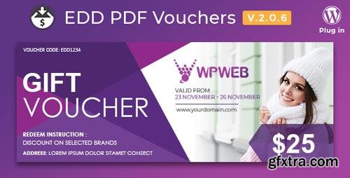 CodeCanyon - Easy Digital Downloads v2.0.6 - PDF Vouchers - 20707558