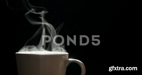 Pond5 - Steam From A Mug With A Hot Drink Hd Pro 68781241