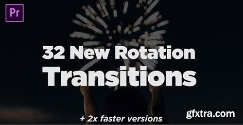 32 New Rotation Transitions - Premiere Pro Templates 85358