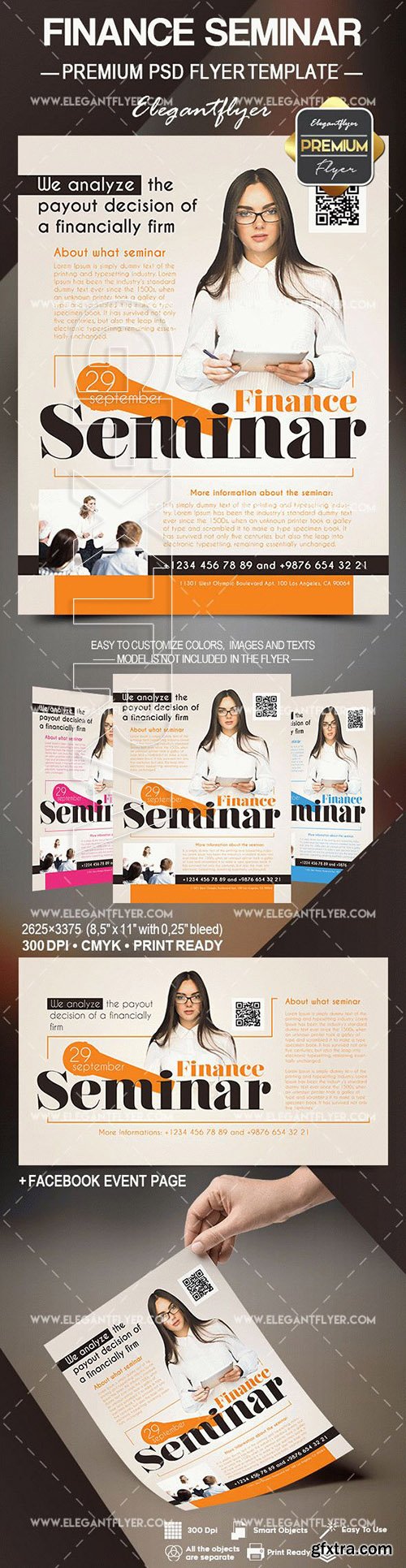 Finance Seminar – Flyer PSD Template