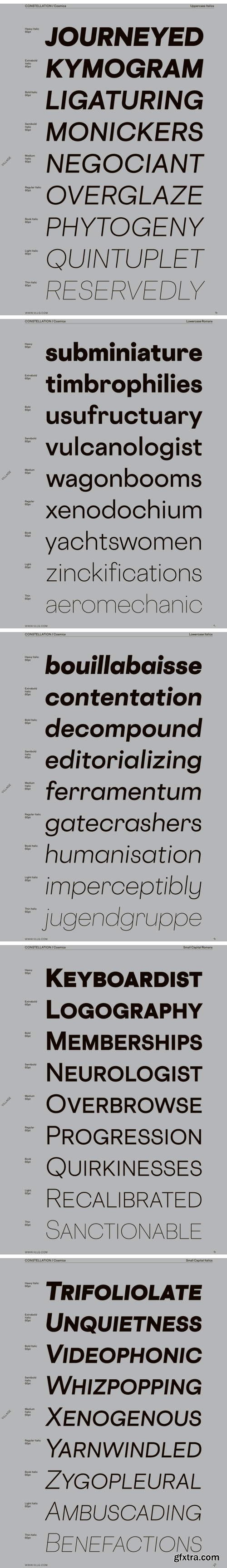 Cosmica Font Family