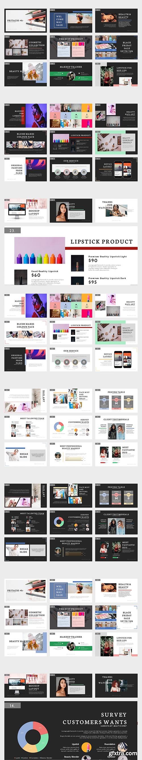 Pritacio Beauty Powerpoint Template