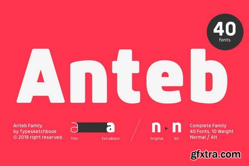 Anteb Font Family