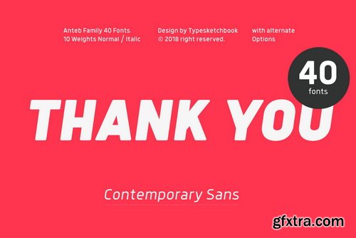 Anteb Font Family