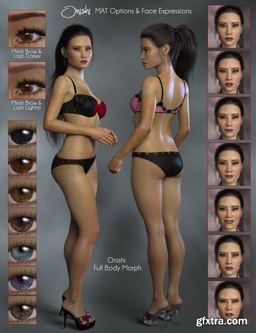 Daz3D - PS Onishi for Genesis 8 Female & Victoria 8