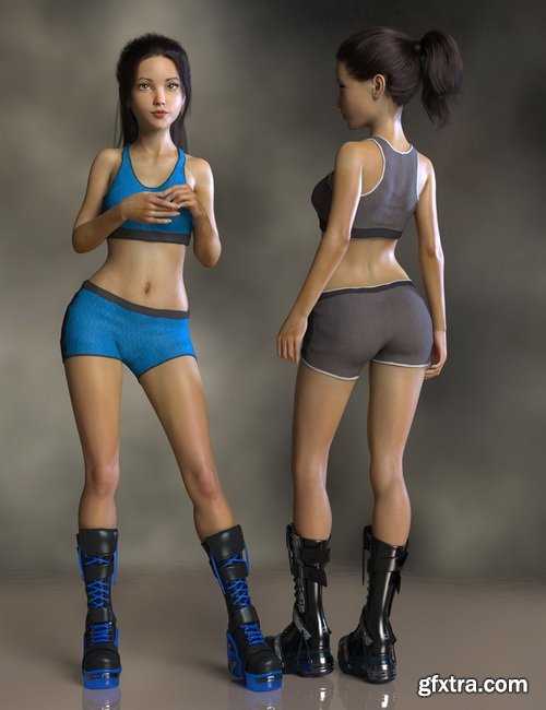 Daz3D - Pix Braelyn for Genesis 8 Female & Aiko 8