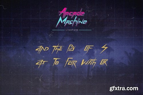 CM - Arcade Machine 80's Retro Font 2421344