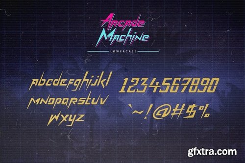 CM - Arcade Machine 80's Retro Font 2421344