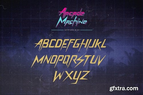 CM - Arcade Machine 80's Retro Font 2421344